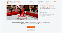 Desktop Screenshot of interactstyle.cz
