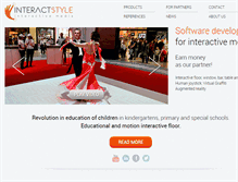Tablet Screenshot of interactstyle.cz